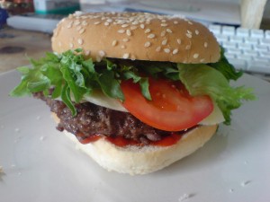evde hamburger yapımı